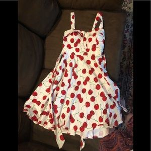 ModCloth Cherry Print Dress